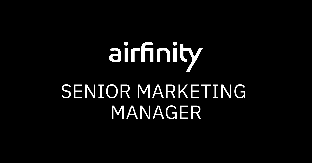 Careers | Senior Marketing Manager | Airfinity